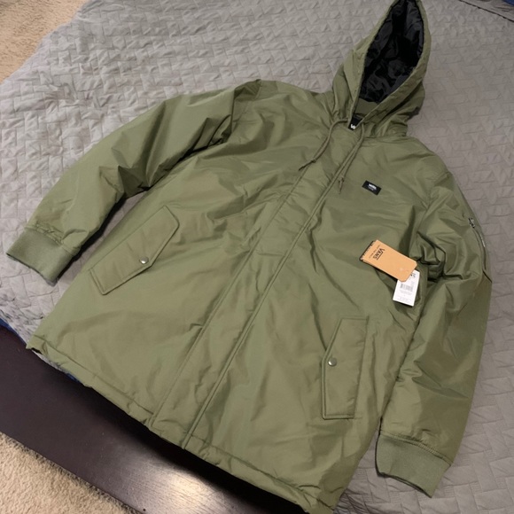 Vans all weather MTE Mens Large Jacket Green NWT - Picture 2 of 7